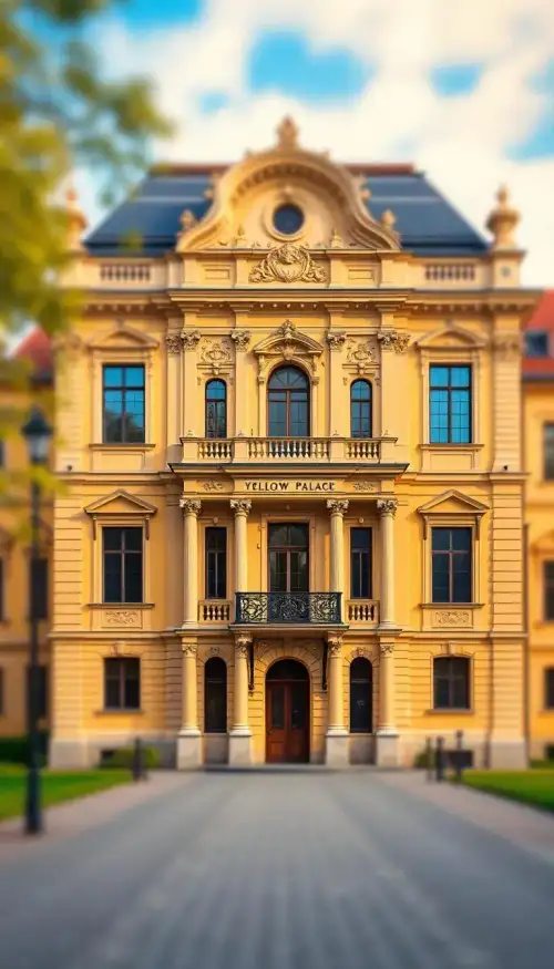 el encanto del palacio amarillo en osnabruck