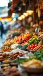 FRIBURGO: Markthalle, sabores internacionales
