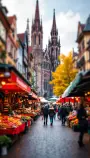 FRIBURGO: Münstermarkt, el mercado medieval
